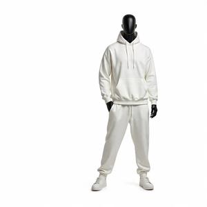 Ensemble de survêtement à capuche avec logo personnalisé, tissu en molleton 100% coton, survêtement de jogging évasé, marque privée, survêtement d'hiver et ensembles de sweats à capuche - Product Image 5