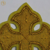 Plaque de marque personnalisée en coton/polyester 3D brodée avec des lettres en PU, emblème, badge, logo en relief