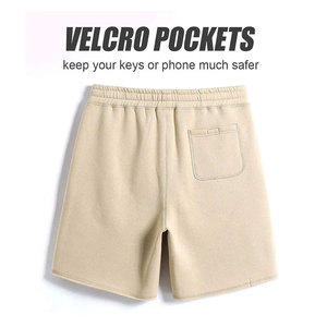 Shorts en molleton de haute qualité pour hommes Shorts en coton biologique Street Wear hommes pantalons de survêtement courts Shorts en éponge française avec logo personnalisé - Product Image 4