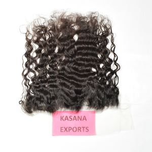 Paquetes 13*4 frontal sin procesar cutícula cruda alineada vendedores mayoristas indios máquina de color natural doble trama cabello humano - Product Image 5