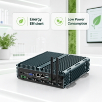 Mini PC embarqué pour les systèmes de contrôle des installations, ordinateur industriel pour les projets d'automatisation des bâtiments