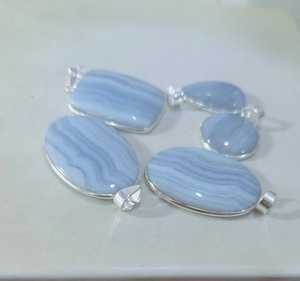 Colgante de múltiples piedras preciosas de Plata de Ley 925, hecho a mano collar de plata artesanal, joyería de piedra curativa colorida, colgante bohemio único - Product Image 3