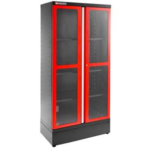Armoire Facom rouge de 2 m avec 2 portes vitrées, armoires à outils - Product Image 1