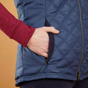 Horse Riding Apparel Sleeveless Zip Front Outdoor Riding <b>Waistcoat</b> Women Equestrian Padded <b>Quilted</b> Vest - Product Image 4