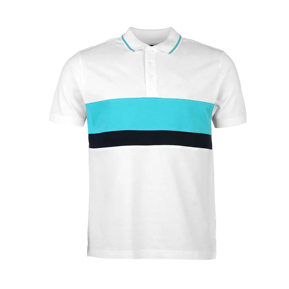 Pique Polo tshirts 100% Cotton plus size short sleeve Men's Golf polo shirts Custom logo with your embroidered Men's polo shirts