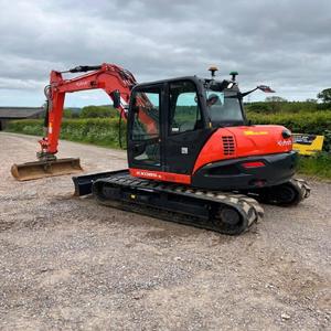 Kubota รถขุด KX080-5 74.3HP ปั๊มเกียร์มอเตอร์และกระบอกไฮดรอลิกสำหรับงานหนัก - Product Image 2