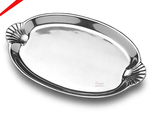 Plateau de service fini argent brillant le plus vendu pour hôtels et restaurants - Product Image 4