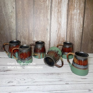 Tasse à thé en céramique avec couvercle | Tasse à thé en porcelaine multifonctionnelle pour cadeaux et usage quotidien - Product Image 4