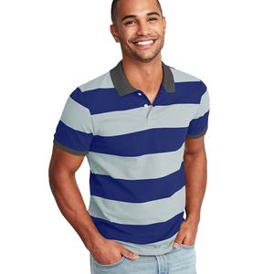 Vente en gros de tissus anti-boulochage personnalisés pour hommes Polo Tissu écologique en toile à motif solide et respirant à séchage rapide Offre Spéciale - Product Image 3
