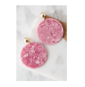Handcrafted <b>Resin</b> Earring New Arrival Colourful Pure Indian for Woman Girls Party Most Demanded In India - Product Image 2