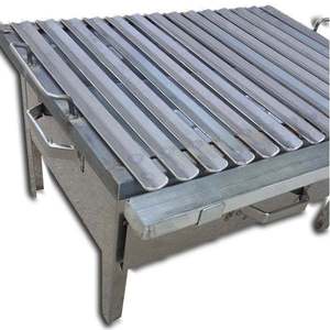 DORELLO SOBA Hotte de barbecue en acier inoxydable chromé, hauteur réglable, pour 5 personnes, utilisation en cuisine, cadeau de Noël festif - Product Image 3