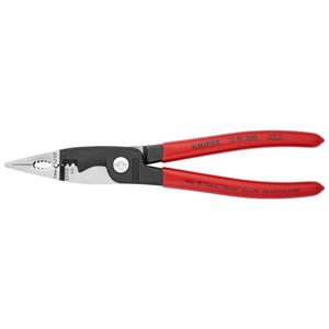 For Knipex Electrical Installation <b>Pliers</b> Black Atramentized with Polished Head and Plastic-Coated Handles - Product Image 1