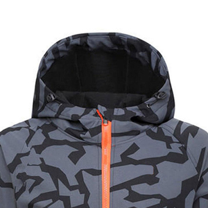 Custom Logo Men 100% Polyester Sports Outdoor Jacket Softshell Light Hiking Running Wear Zip up <b>Windbreaker</b> - Product Image 4