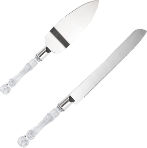 Acier Pizza gâteau serveur outil de coupe spatule gâteau de mariage couteau et serveur ensemble pièce de conception Unique à vendre - Product Image 4