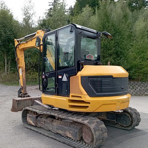 Miniexcavadora JCB 86C-1 usada de 8.5 toneladas con 3 cucharones, excavadora hidráulica compacta con cabina cerrada y brazo hidráulico en venta - Product Image 6
