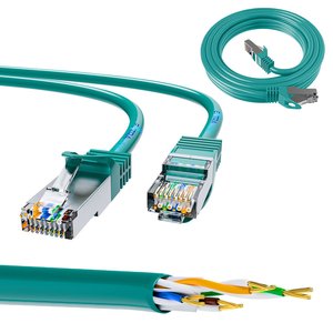 Câble de raccordement LAN Extralink Cat.6 FTP 2m, câble réseau en cuivre, paire torsadée 1 Gbit/s - Product Image 1