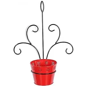 Suporte De Ferro De Parede Montada Plantador De Parede Pote De Plantação Pequeno Pote De Floração Decoração Interior Venda Quente Plantadores De Metal Artesanal