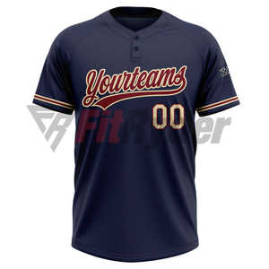 2024 personalizado impreso o bordado logo malla béisbol/Softball Jersey secado rápido transpirable mejor diseño softbol jerseys - Product Image 2