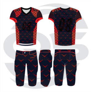 ชุดฝึกซ้อมแขนสั้นชุดอเมริกันฟุตบอลสำหรับผู้ชายชุดฝึกซ้อมสไตล์ใหม่สำหรับฤดูร้อน - Product Image 4