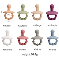 Tétines de biberon en silicone personnalisées et colorées pour bébé