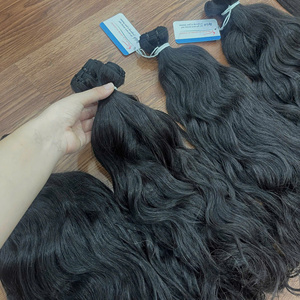 Prêt à expédier 100% paquets de cheveux humains bruts doublement étirés vietnamiens pour les extensions de cheveux de trame en gros - Product Image 6