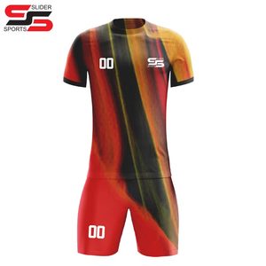 Camisetas de fútbol de poliéster 100% de la mejor calidad, camisetas de fútbol de equipo de secado rápido transpirables, ropa deportiva - Product Image 5