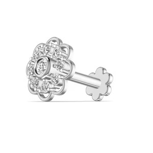 Sparkle to Bold Elegance Traditionnel à Moderne 18K Fine Nose Pin pour Femme Bijoux Élégants en Or et Diamant pour Tous les Jours - Product Image 5