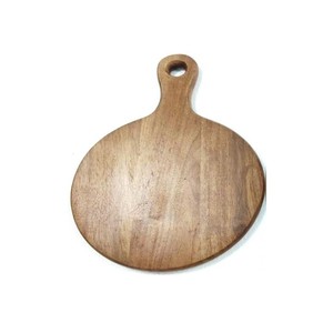 Planche à découper ronde en bois de cuisine professionnelle à domicile fabriquée à partir de bois dur provenant de sources durables à vendre - Product Image 1