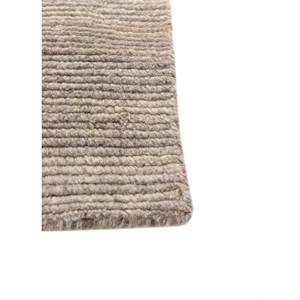 <b>Jean</b> Grey & Black Striped Wool Rugs Classic 10mm Jacquard Technique for Home Hallway or Bedroom-Hwl-149 - Product Image 4