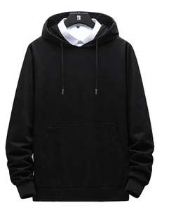 Jersey con logotipo personalizado bordado para hombre, sudaderas con capucha de invierno, estampado de tela de rizo de algodón/poliéster en blanco, talla XS - Product Image 5