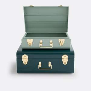 Boîte de rangement galvanisée élégante avec revêtement en poudre pour bureau à domicile et organisation élégante du rangement intérieur - Product Image 5