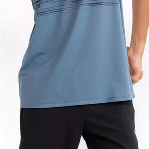 Camiseta sin mangas para hombre, camiseta sin mangas para gimnasio, mezcla de algodón y poliéster, Camisa ajustada para entrenamiento, fitness y culturismo Atlético - Product Image 5