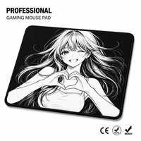 Tapis de souris de jeu Anime personnalisé, tapis de bureau Esports antidérapant, surface lisse, suivi précis au niveau des pixels