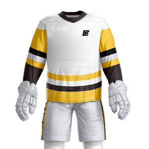 เครื่องแบบฮ็อกกี้น้ำแข็งระบายอากาศโลโก้ได้ตามต้องการชุดกีฬามืออาชีพชุดฮ็อกกี้น้ำแข็ง - Product Image 5