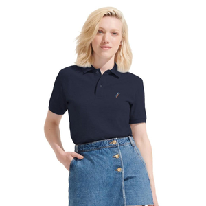 Chemise de golf unisexe à manches courtes en coton 220G respirant, couleur unie, avec logo brodé personnalisé, fabriquée en usine OEM - Product Image 4