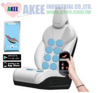 Asiento de Coche Ergonómico Inflable Neumático con 10 Bolsas de Aire AKEE, Control por Aplicación, Alimentación 12V/24V, Control Manual, Sofá, SUV