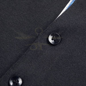 100% coton hommes pour Polo T-Shirt couleur unie grande taille été respirant tricoté conception vierge confortable pour les adultes porter - Product Image 6