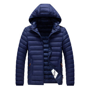Men's <b>Lightweight</b> <b>Packable</b> Puffer <b>Jacket</b> Windbreaker Puffy Coat Water-Resistant New Top Quality Male Puffer <b>Jacket</b> - Product Image 2