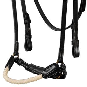 Bride et rênes de cheval en cuir pleine fleur de meilleure qualité, ensemble de muserolles confortables exportations de fabricants indiens - Product Image 6