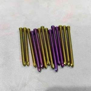 High Quality <b>Titanium</b> Self-Tapping Screws 5.0mm Locking Head Manual Power Source, CE Approved, Pack of 50 pcs - Product Image 3