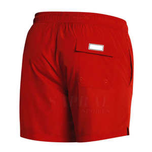 กางเกงขาสั้นลำลองผ้าย้อมสีล้วนระบายอากาศได้ดีสำหรับฤดูร้อนสีพื้นออกแบบโลโก้ได้ตามต้องการ - Product Image 3