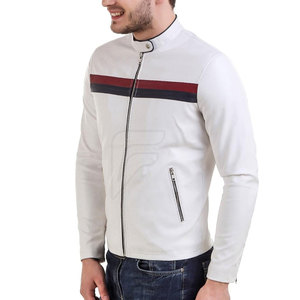 Veste en cuir style High Street pour hommes de haute qualité Veste d'hiver à la mode avec prix du logo avant - Product Image 5