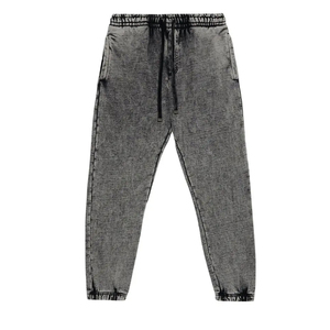 Sweat à capuche vintage personnalisé et pantalon de survêtement jogging deux pièces ensemble survêtement évasé survêtements délavés à l'acide pour hommes - Product Image 4