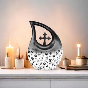 Grossiste Urnes personnalisées pour adulte maman et papa Grandes urnes pour cendres humaines Urnes imprimées de taille personnalisée - Product Image 5