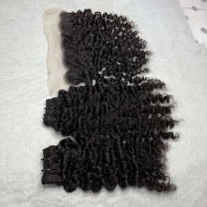 ผมดิบแบบชาวพม่าผมหยิกจากเวียดนาม100% ผมคนเวียดนามเกรดท็อป - Product Image 1