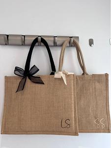 ถุงผ้าลินินใส่ของขวัญทำโลโก้ได้ตามต้องการ - Product Image 2