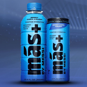 Mas by Messi Boisson d'hydratation Miami Punch 355ml Fournisseur de boissons sportives en gros - Product Image 4