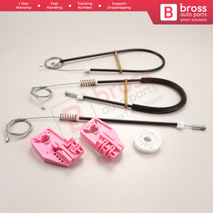 BWR5043 Kit de réparation de lève-vitre avant droit pour Superb MK2 B6 3T 3T4 3T5 2008-2015 5 portes Bross Auto Parts Made in Turkey - Product Image 2