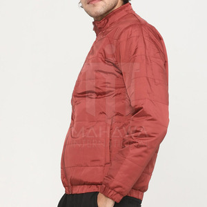 Blouson matelassé respirant et écologique pour homme, modèle 2025, le plus vendu, avec col montant de haute qualité et logo frontal, idéal pour l'hiver - Product Image 2