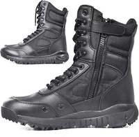 Chaussures tactiques durables pour hommes, bottes imperméables, style léger et respirant, chaussures pour la randonnée, l'entraînement et l'aventure